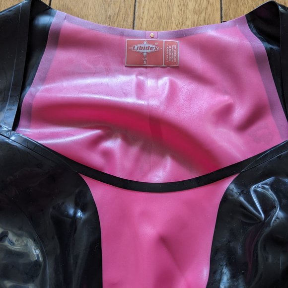 Libidex viva top in black and metallic pink - Picture 3 of 4